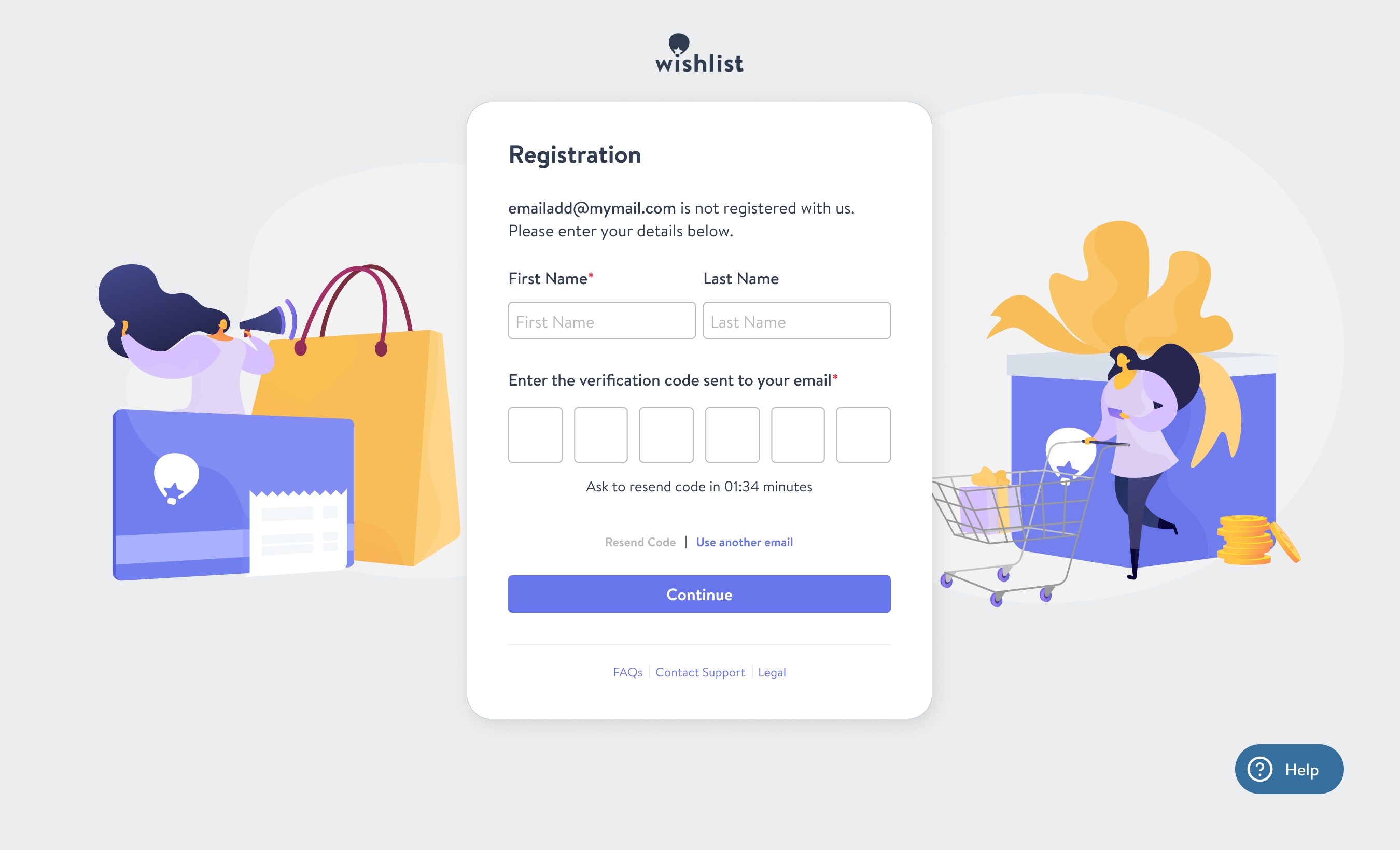Sign-Up from PDF Reward – Wishlist